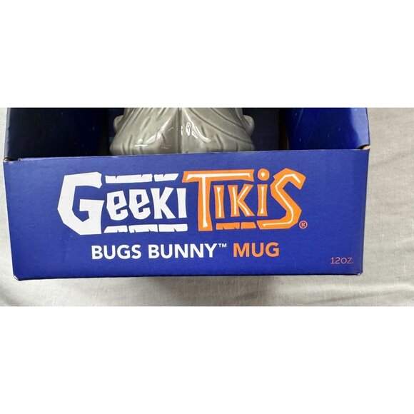 Geeki Tiki Space Jam Bugs Bunny 12 Ounce Ceramic Tiki Mug NIB 2nd - Picture 3 of 4